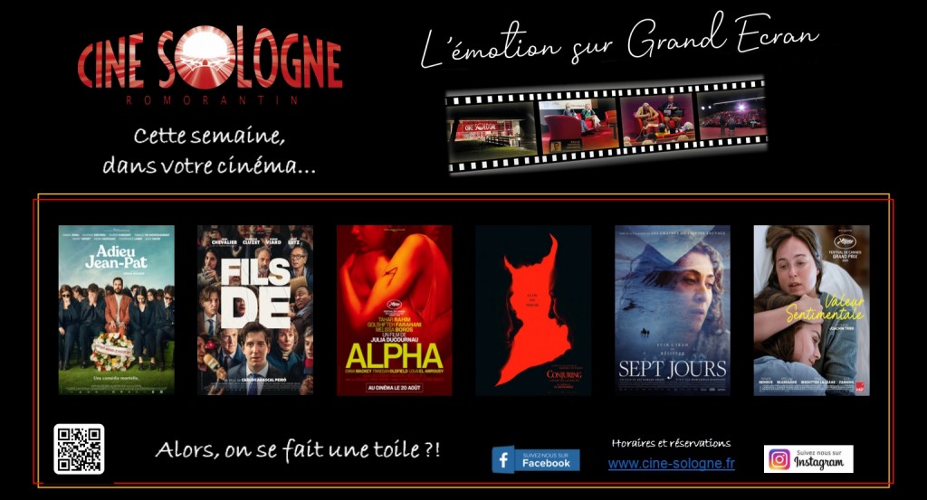 actualité CETTE SEMAINE AU CINEMA